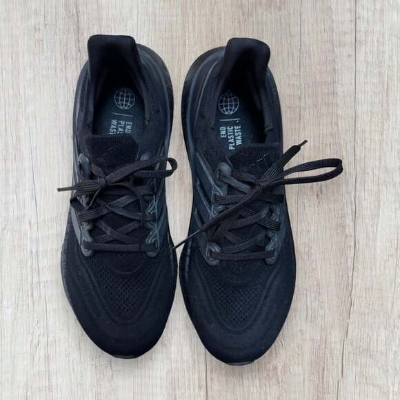Adidas Ultraboost 22 Black Running Shoes Womens 9 Lightweight Boost Sneakers - Picture 9 of 12
